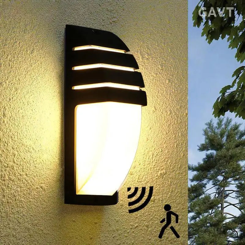 LED outdoor wall light waterproof Radar Motion Sensor