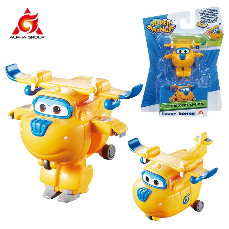 Super Wings S5 2" Mini Transforming Deformation Transform-a-Bots