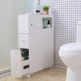 Toilet Side Cabinet 4 Layer Narrow Storage Cabinet