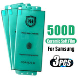 1-3PCS Curved Ceramic Soft Film for Samsung Galaxy