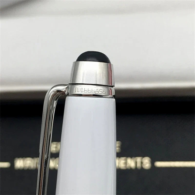 Luxury Msk-163 White Metal Ballpoint Pen Rollerball Pen