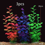 24-52cm Large Aquarium Plants Plastic Grass Fish Tank