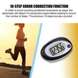 Women Pedometer For Walking 3D Pedometer With Clip