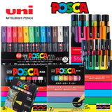 UNI Posca Markers marcadores PC-1/3/5M Acrylic Permanent Graffiti
