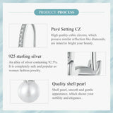 WOSTU Real 925 Sterling Silver European Simple U