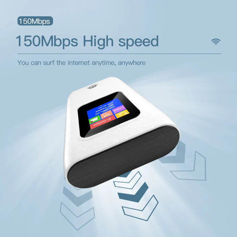 KuWfi Mobile Wifi Router 6000mAh Portable 3G 4G
