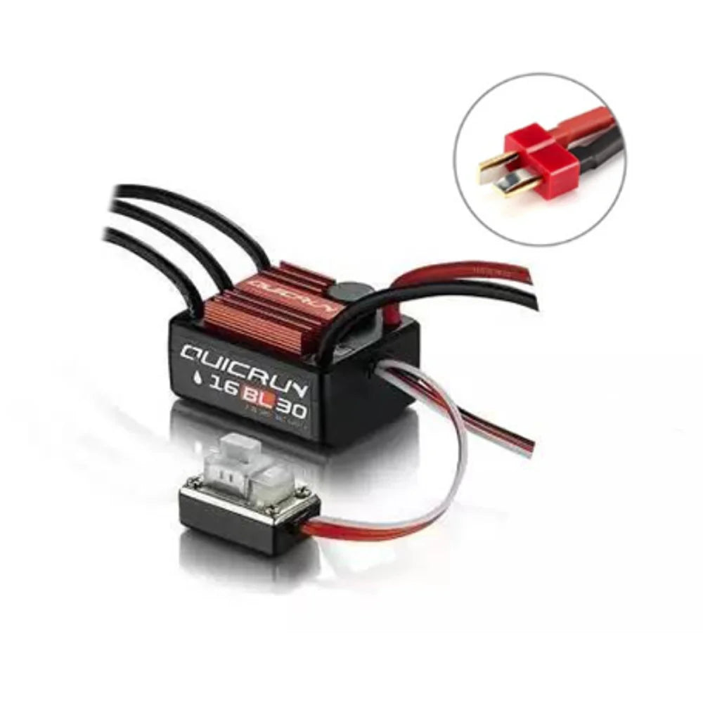 HobbyWing QuicRun WP-16BL30 30A Waterproof Brushless ESC 1/16