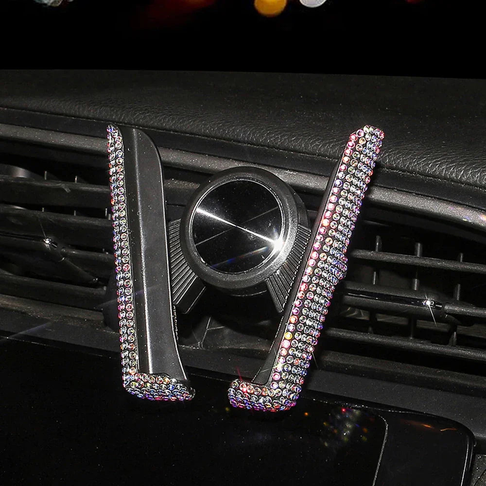 New Bling Car Phone Holder Rhinestones Air Vent