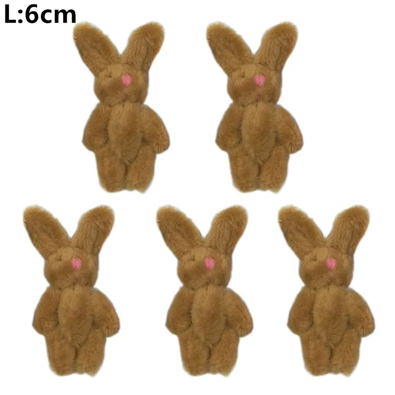 15Pcs/10/5Pcs Kawaii Small Bears Plush Soft Toys Pearl
