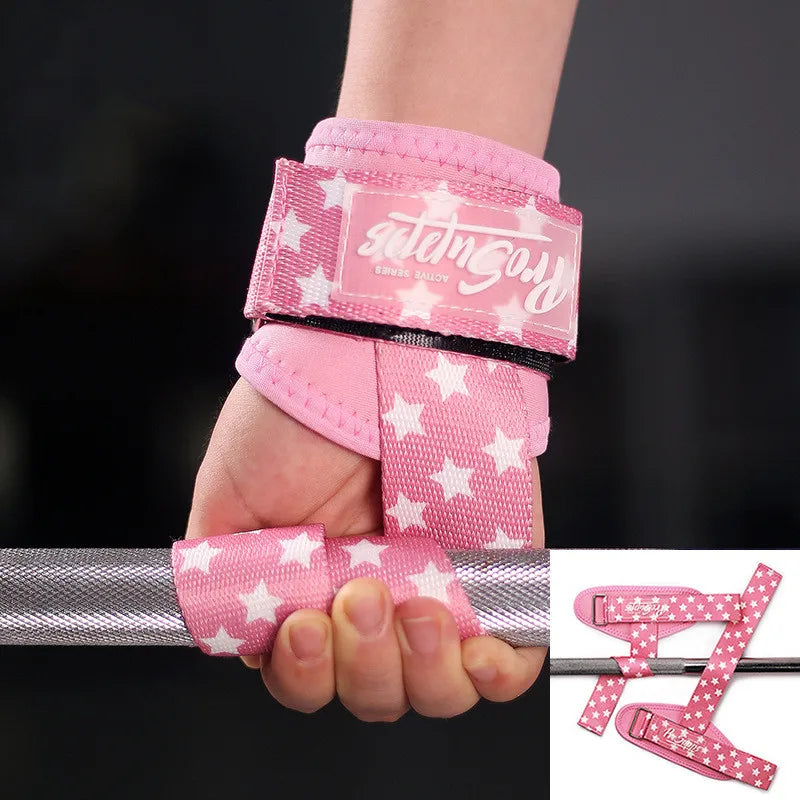 Gym Wrist Straps Weightlifting Bodybuilding Powerlifting Strength Training