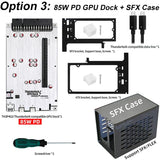 TH3P4G3 85W PD Charging Thunderbolt-compatible GPU Dock for