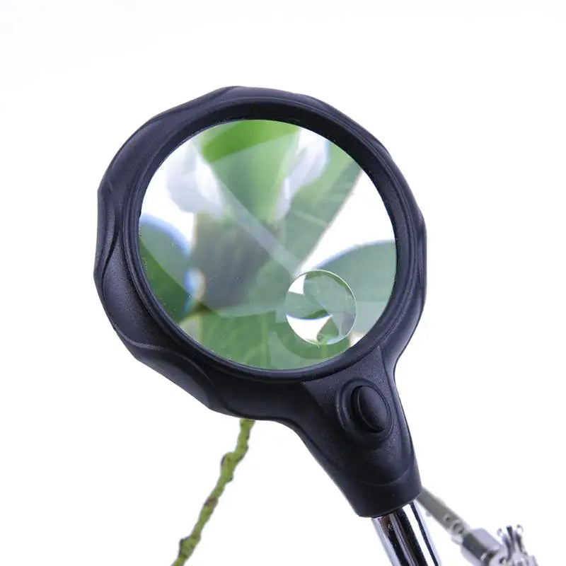 Welding Magnifying Glass with LED Light 3.5X-12X lens