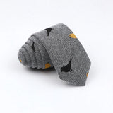 Mens Ties 6cm Classic Cotton Handmade Skinny Neck