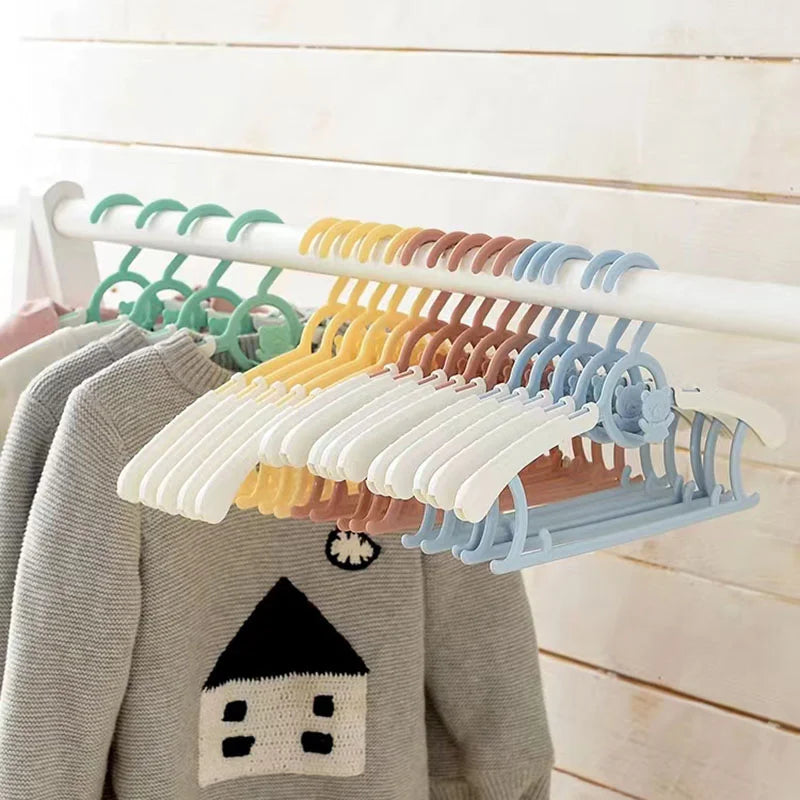 Telescopic Baby Hangers Clothes Organizer Closet Non-slip Kids