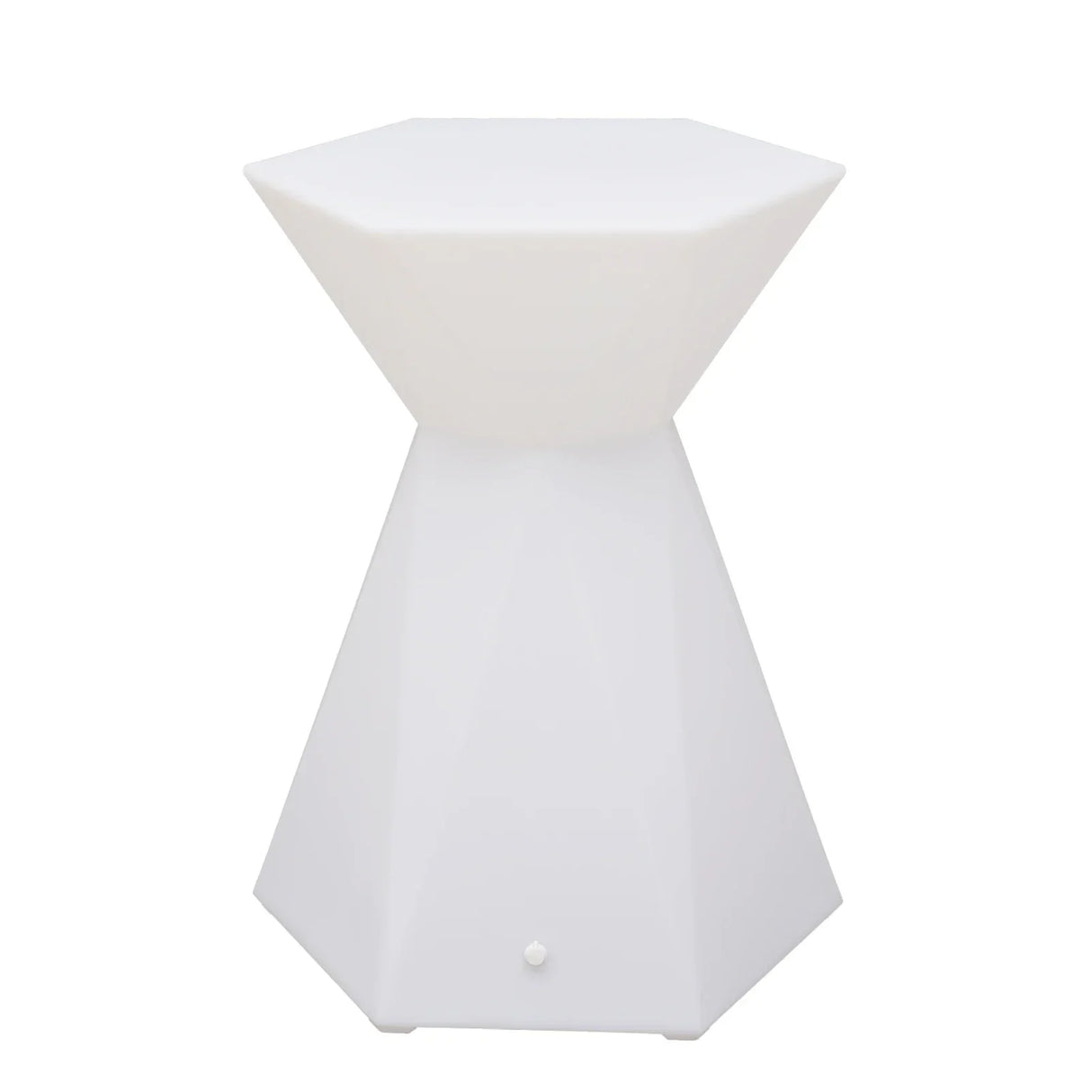 Hexagonal LED Light Up Accent Side Table, 16-Color