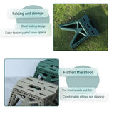 Outdoor Portable Folding Stool High Load-bearing Handle Design