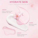 Sakura Skincare Set Oil Control Facial Cleanser Nourishing