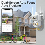 WIFI IP Camera 8MP 4K Dual-Lens PTZ Camera