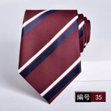 ties for men 2024 Luxury Wine Red Groom
