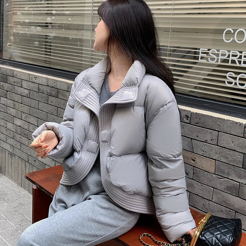 2023 Winter Down Cotton Jacket Women Parka Puffer