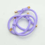 30PCS 5mm Twilled Cords Knotted Elastic Hair Bands