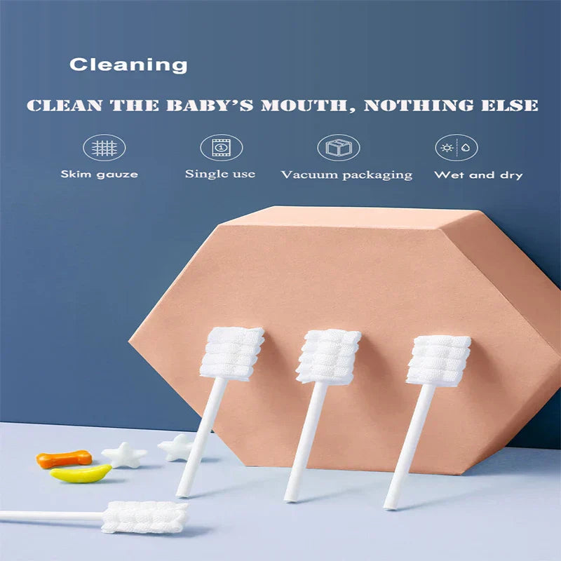 Baby Oral Disposable Cleaner Newborn Milk Teeth Gauze