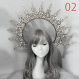 Baroque Headband DIY Material Gothic Lolita Crown Headband