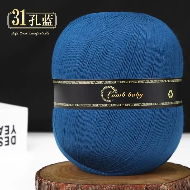 150g Solid Color Silk Cotton Yarn Soft Yarn