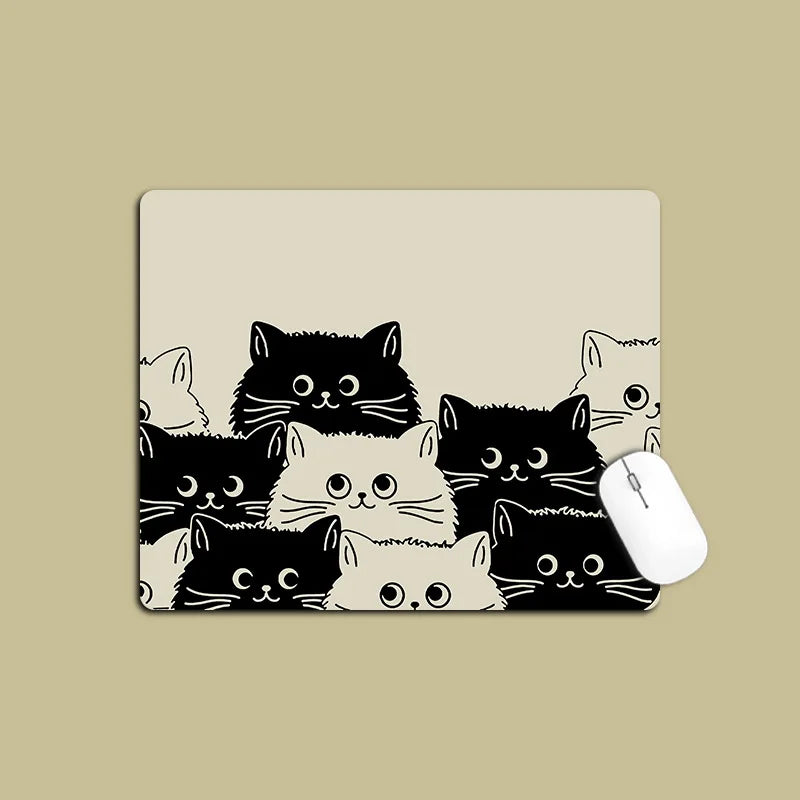 Mouse Mat Cat Mause Pad Cute Cartoon Gaming