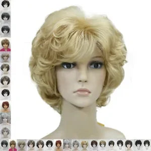 Women Fashion Short Wigs Blonde Brown Black Wig