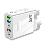 65W GaN Charger USB PD Muti Plugs Fast