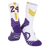 5 Pairs Men's Athletic Crew Socks Performance
