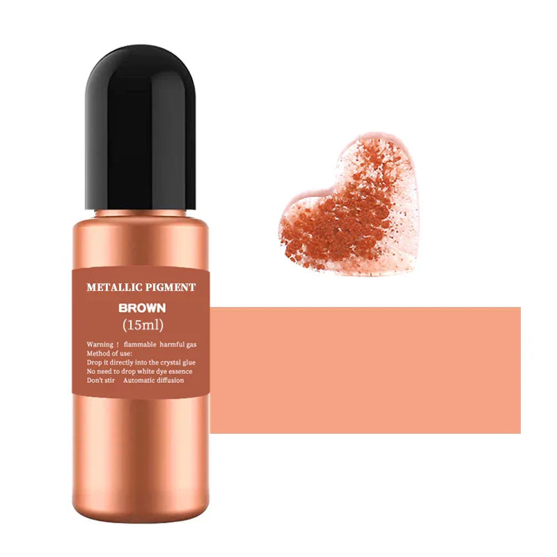 15ml Metal Resin Pigment Alcohol Liquid Colorant Dye