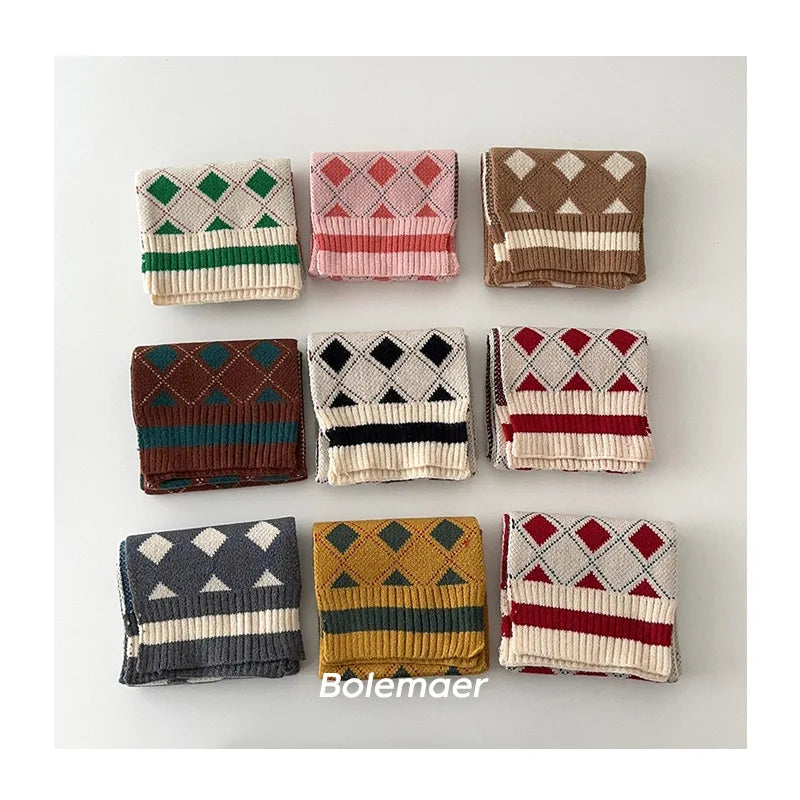 deer jonmi Korean Style New Winter Children Knitted