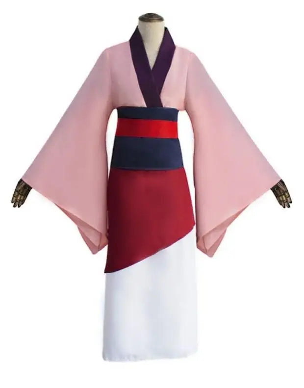 Film and Animation Mulan Cosplay Women's Hanfu Cosplay