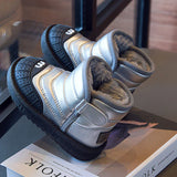 Kids Waterproof Leather Snow Boots 2024 Winter New