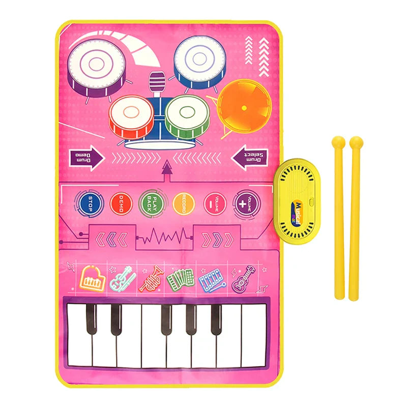 4 Styles Double Row Multifunction Musical Instrument Piano