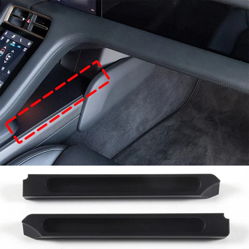 Aluminum Alloy Car Center Console Lower Layer Storage