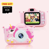 Kids digital camera cartoon multi-functions silicon case Micro