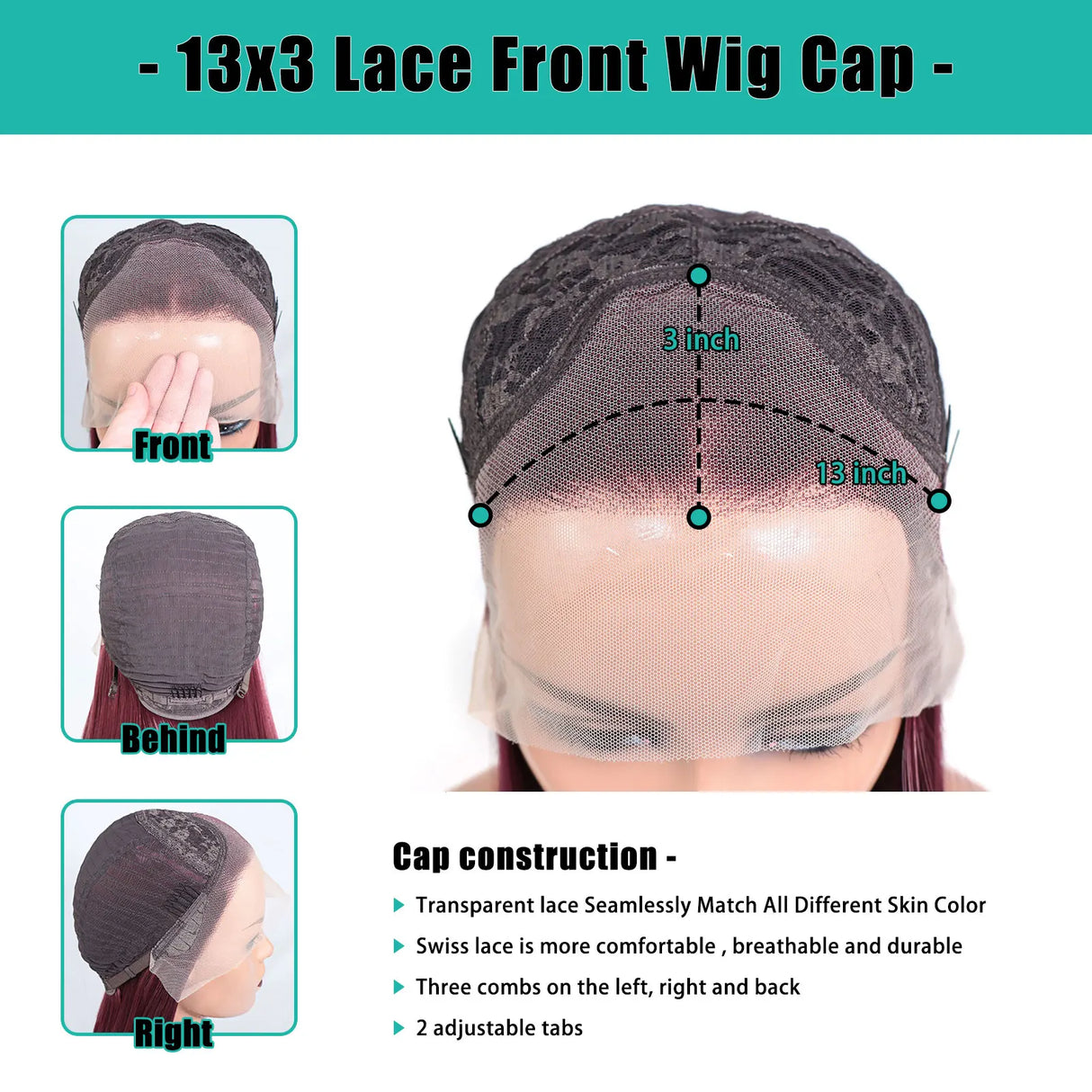 13x3 Blonde Highlight Synthetic Lace Front Bob Wigs