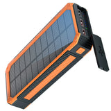 30000mAh Larger Capacity Solar Power Bank Waterproof PD