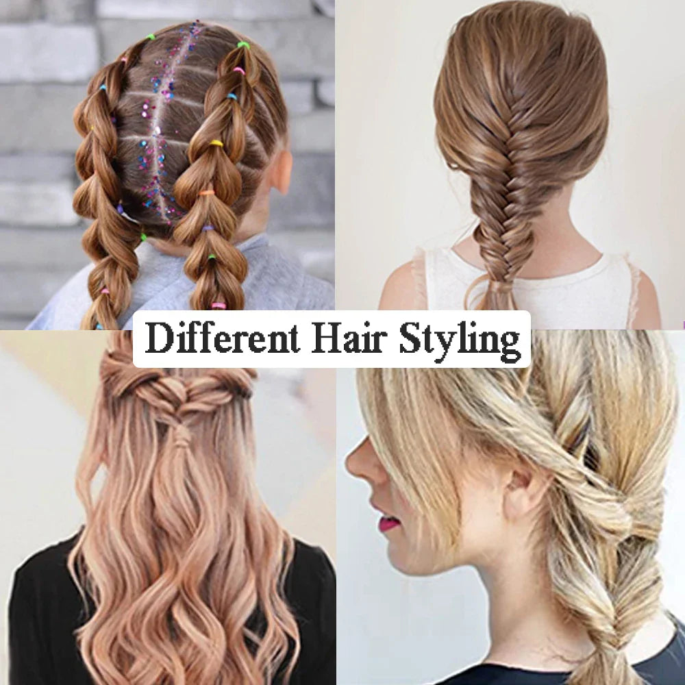 4pcsSet Women DIY Hair Tail Tools Donut Bun