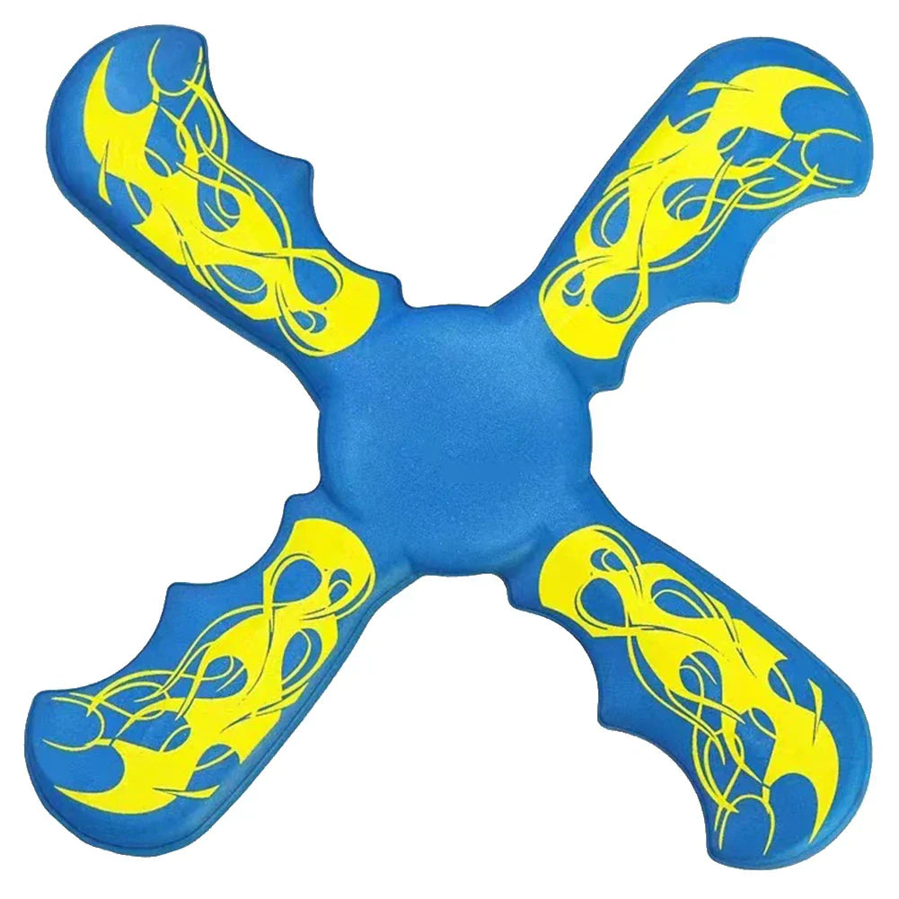 3 Bladed Boomerang Interactive Flying Discs Funny Returning