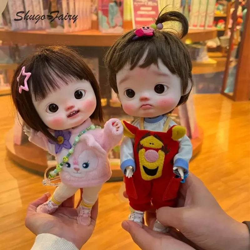 DianDi Dianmei Happy Smile Grievance Expression Head BJD
