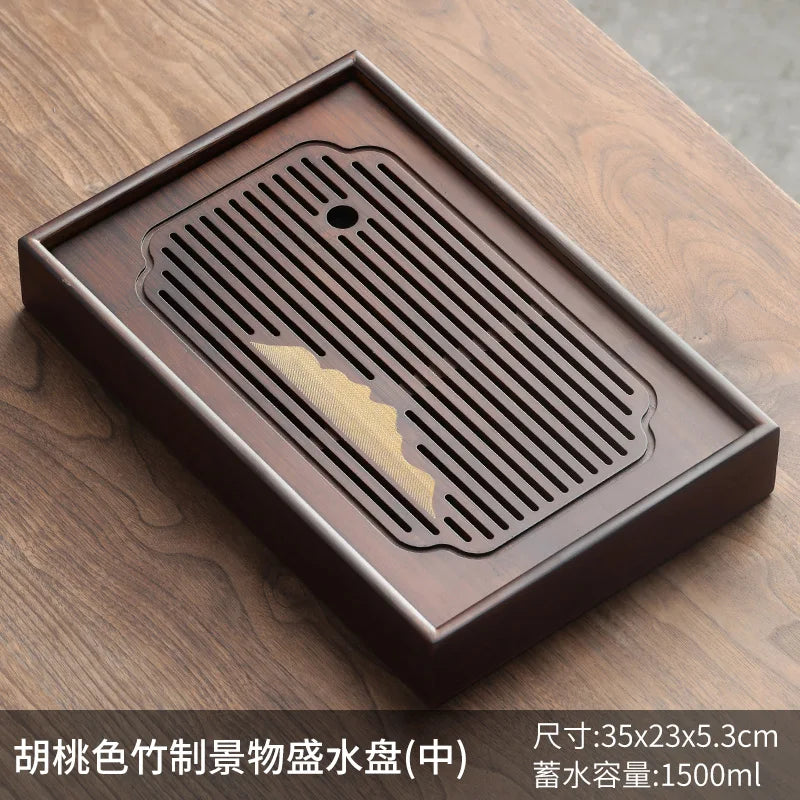 Coffeeware Teaware Tea Tray Portable Plate Vintage Big
