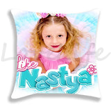 Cute Like Nastya Pillow Case Girls Pillowcase Sofa