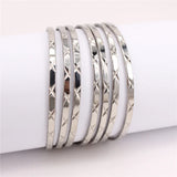 Classic and trendy stainless steel bracelet 7piece combination