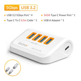 iDsonix USB Splitter USB 3.2 Hub 10Gbps Type
