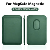 Luxury For Magsafe Magnetic Leather Wallet Case For