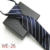 New Suit Business Zipper Tie for Man 48*7cm